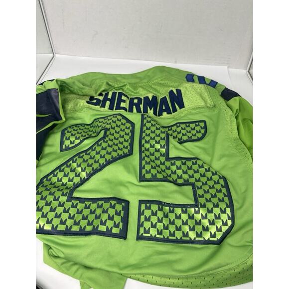 Nike Men's Color Rush 2016 Limited Jersey Seattle Seahawks Richard Sherman #25 - Picture 7 of 9